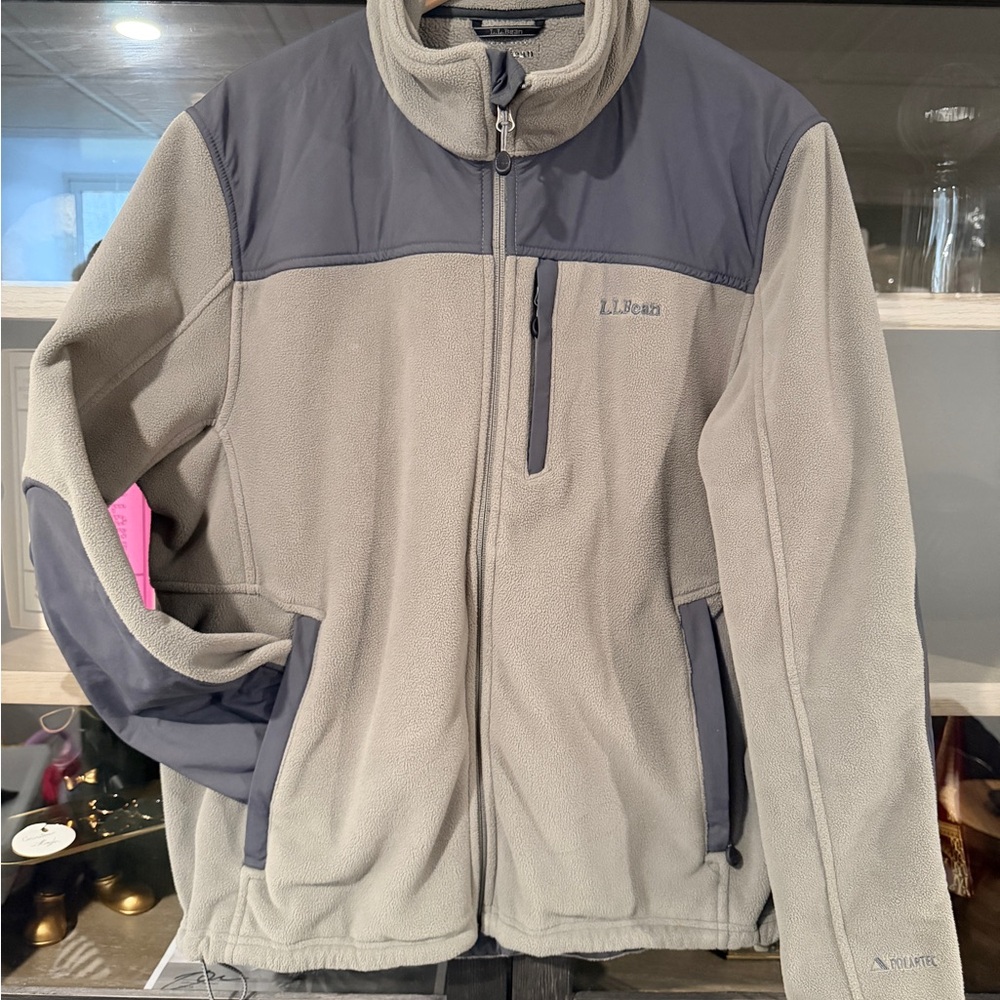 L.L. Bean Polartec Grey Fleece Jacket